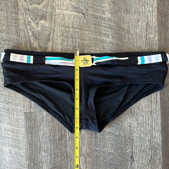 Large Original Penguin black swim bottoms - Picture 3 of 5